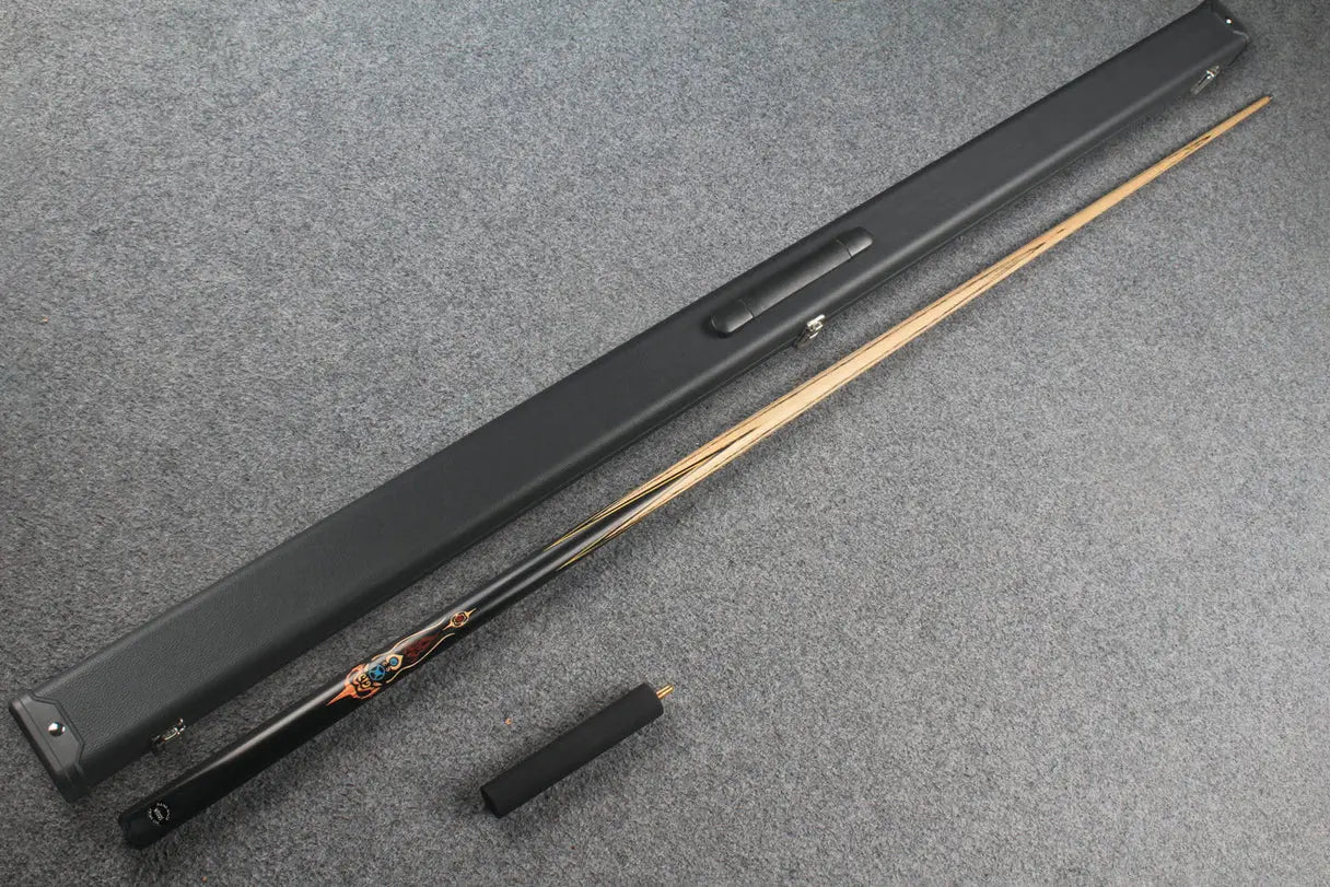 1 piece ash inlay english pool cue #7922-#7926 WOODS CUES