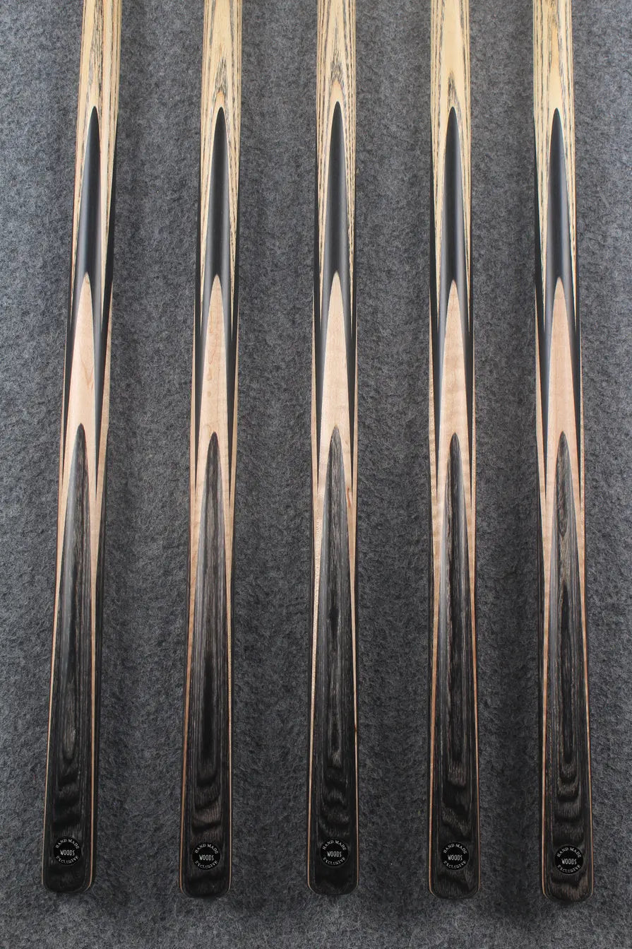 Exclusive 1 piece ash snooker cue #7950- #7954 WOODS CUES