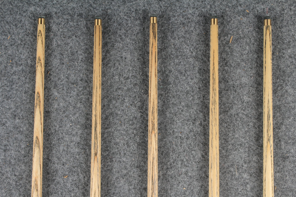 Exclusive 1 piece ash snooker cue #7950- #7954 WOODS CUES
