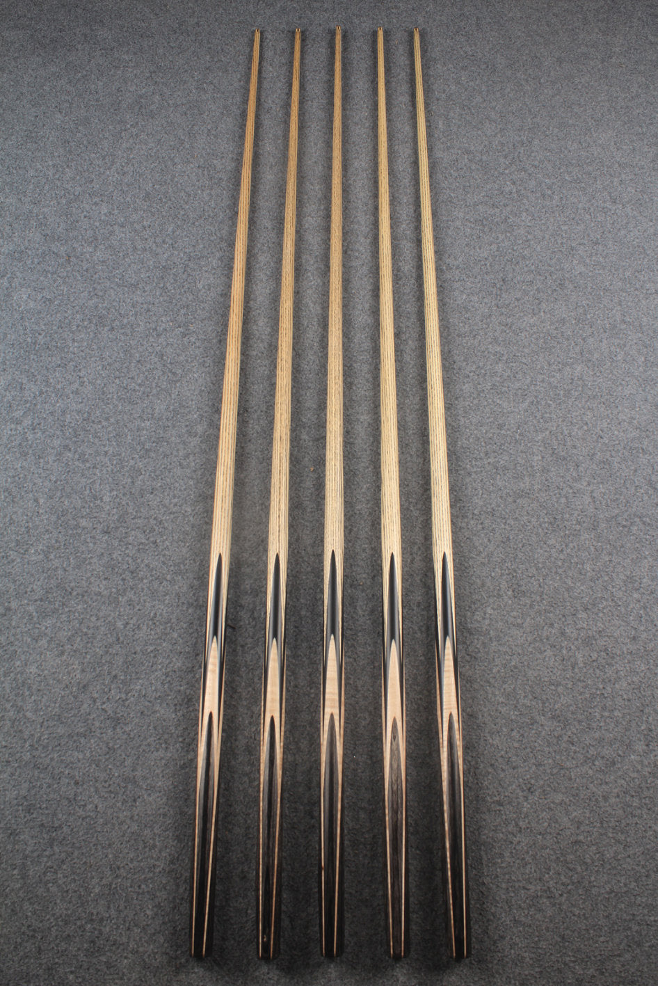 Exclusive 1 piece ash snooker cue #7950- #7954 WOODS CUES