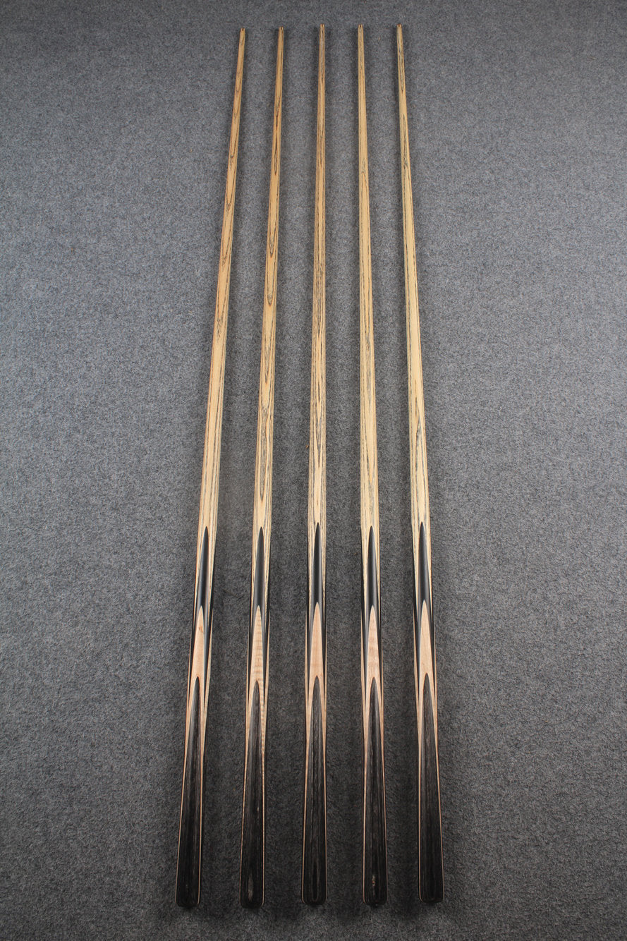 Exclusive 1 piece ash snooker cue #7950- #7954 WOODS CUES