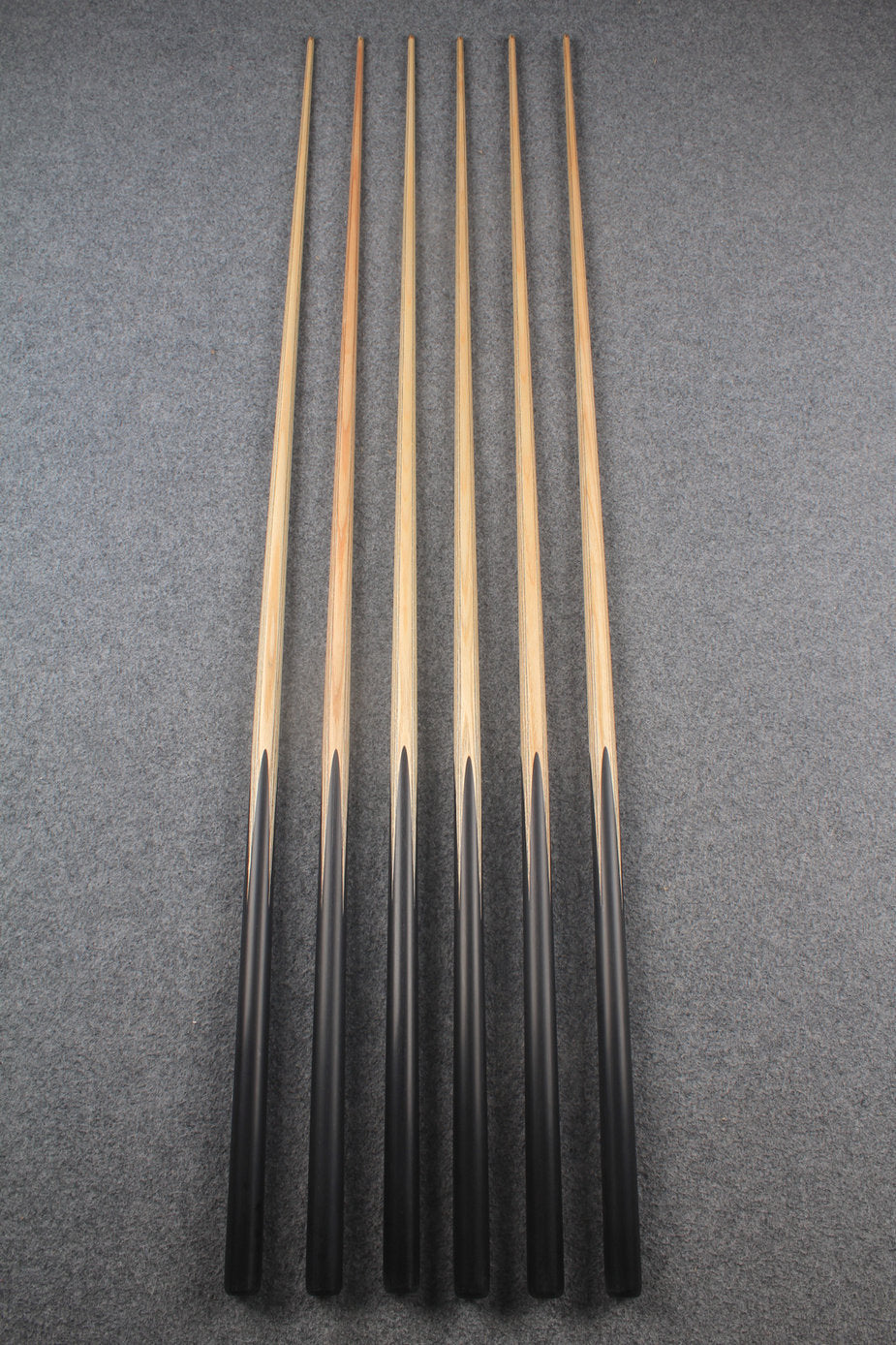 CHEVRONS+ 1 piece ash english pool cue #7963- #7968 WOODS CUES
