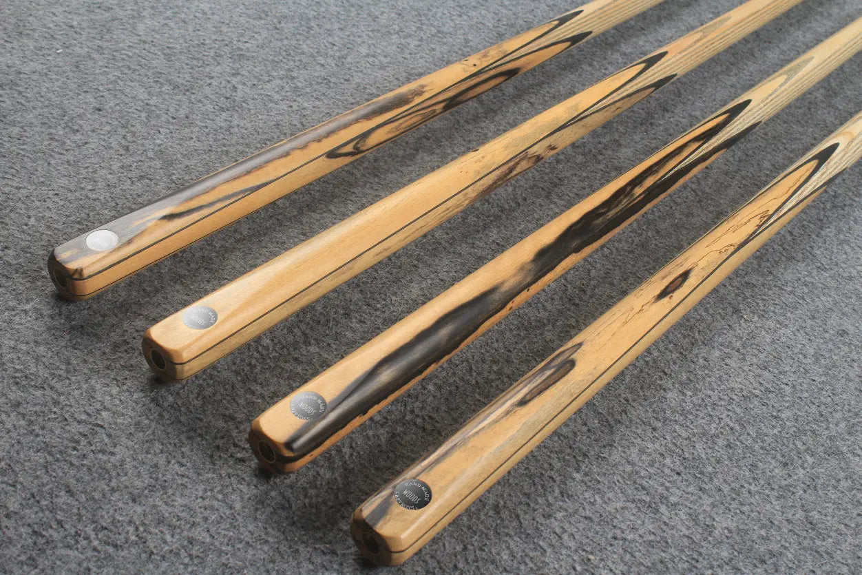 CHEVRONS+ 1 piece ash english pool cue #7969- #7972 WOODS CUES