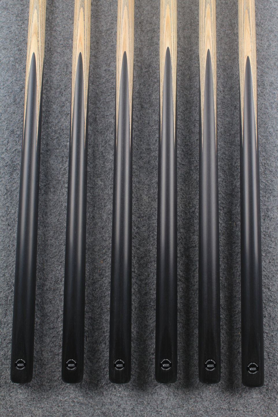 CHEVRONS+ 1 piece ash snooker cue #7978- #7983