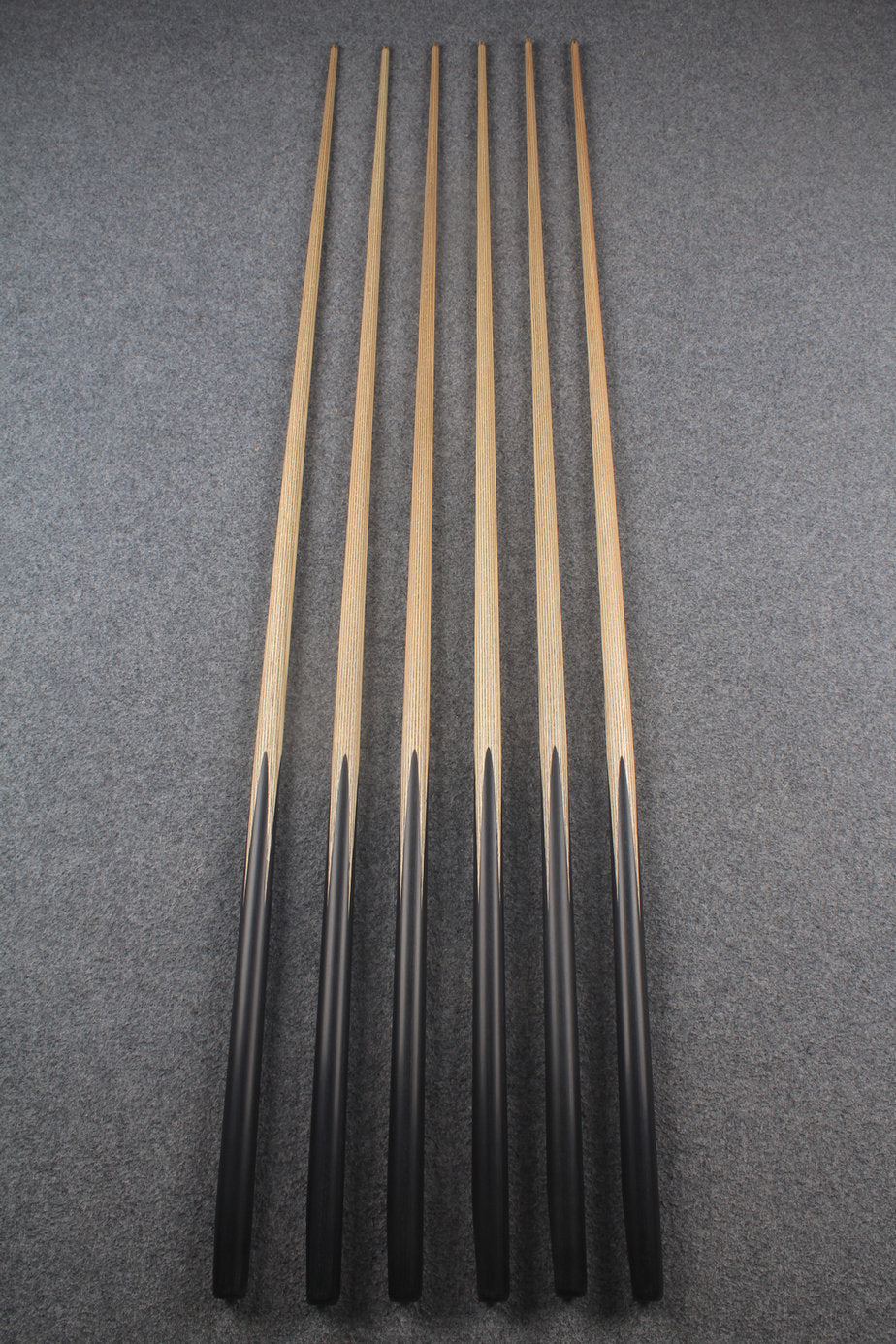 CHEVRONS+ 1 piece ash snooker cue #7978- #7983