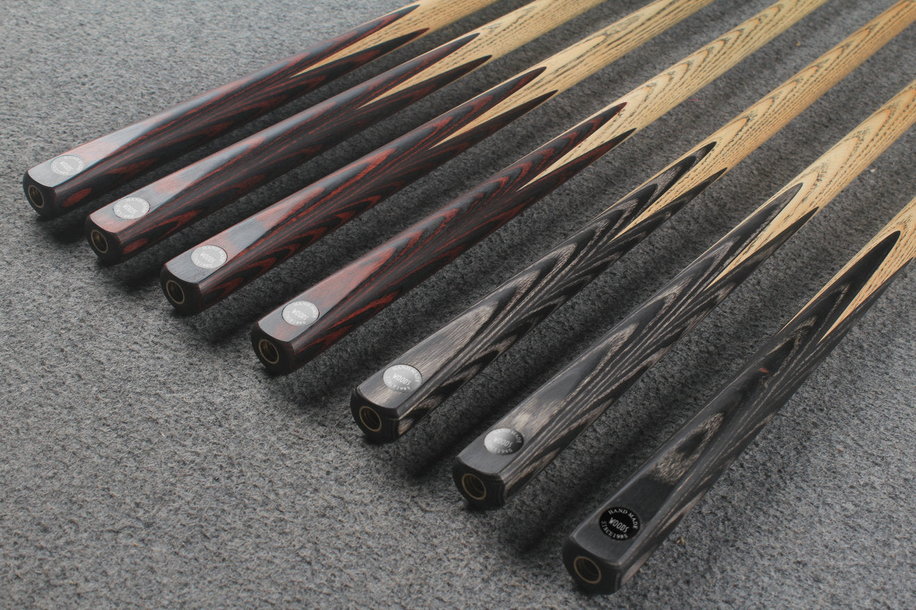 1 piece ash 42'' snooker cue #8195 - #8201 WOODS CUES