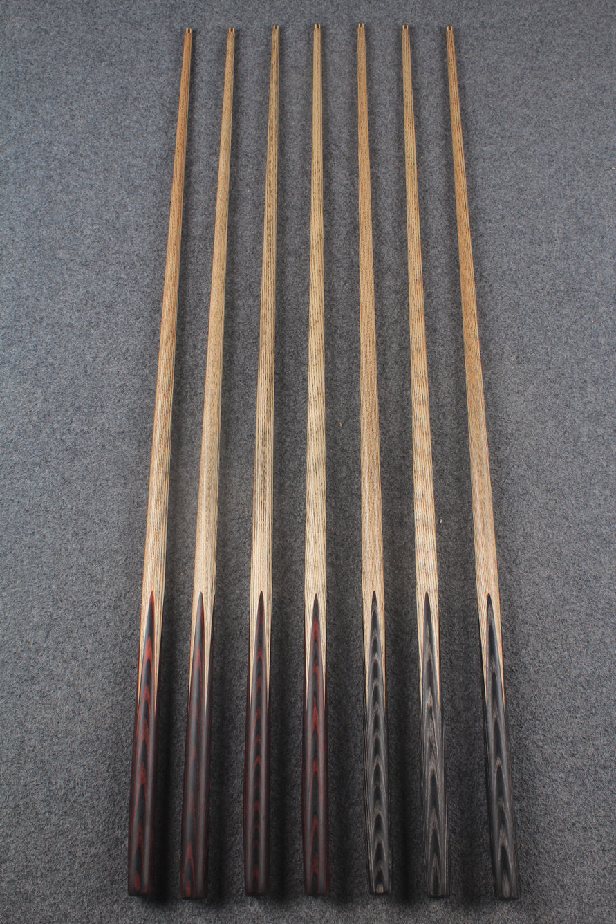 1 piece ash 42'' snooker cue #8195 - #8201 WOODS CUES