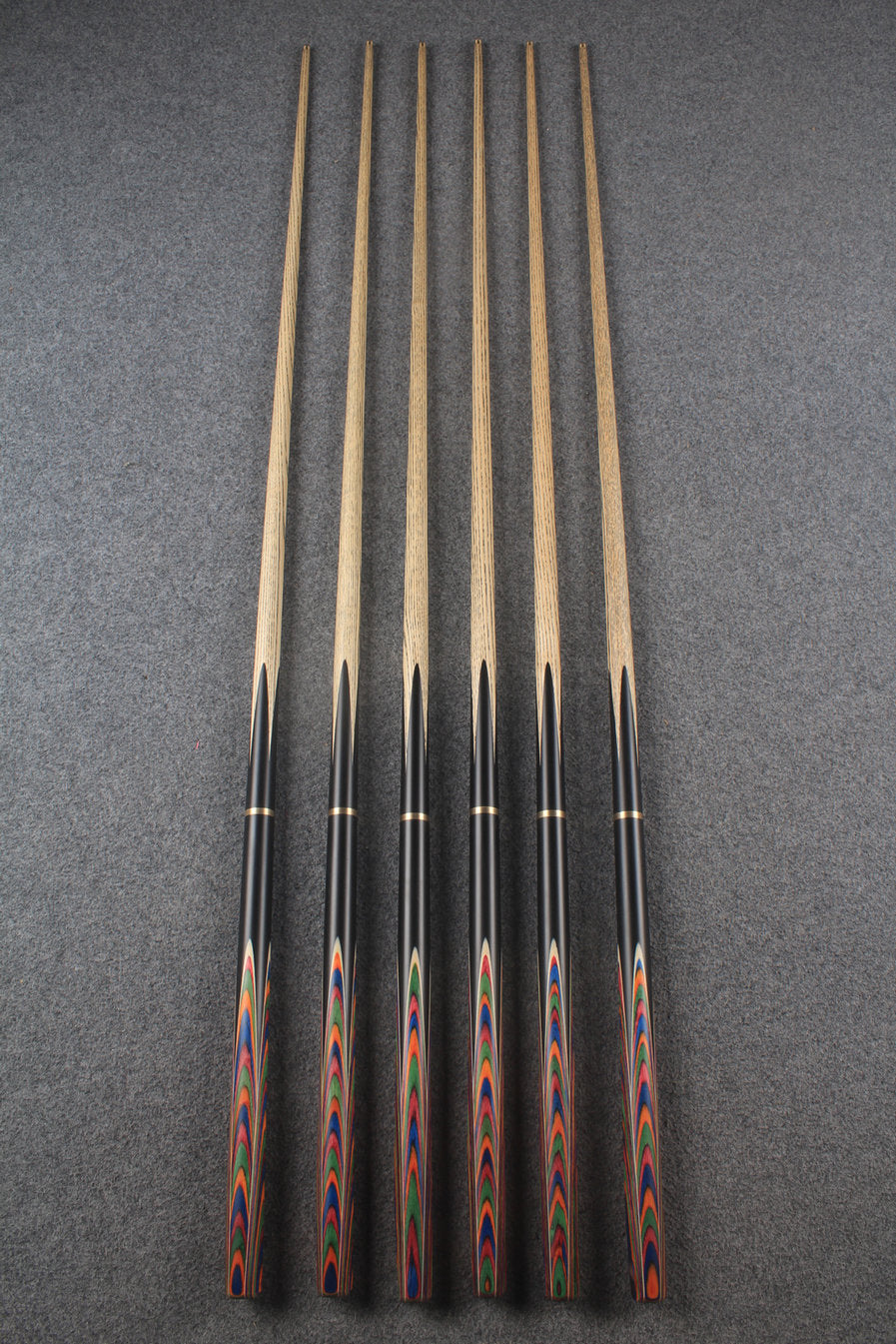 3/4 ash 55'' snooker cue #8332 - #8337