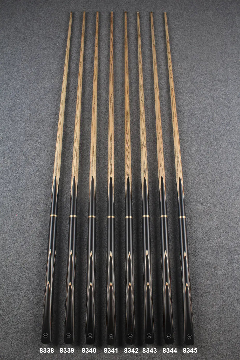 3/4 ash 55'' snooker cue #8338 - #8345 WOODS CUES