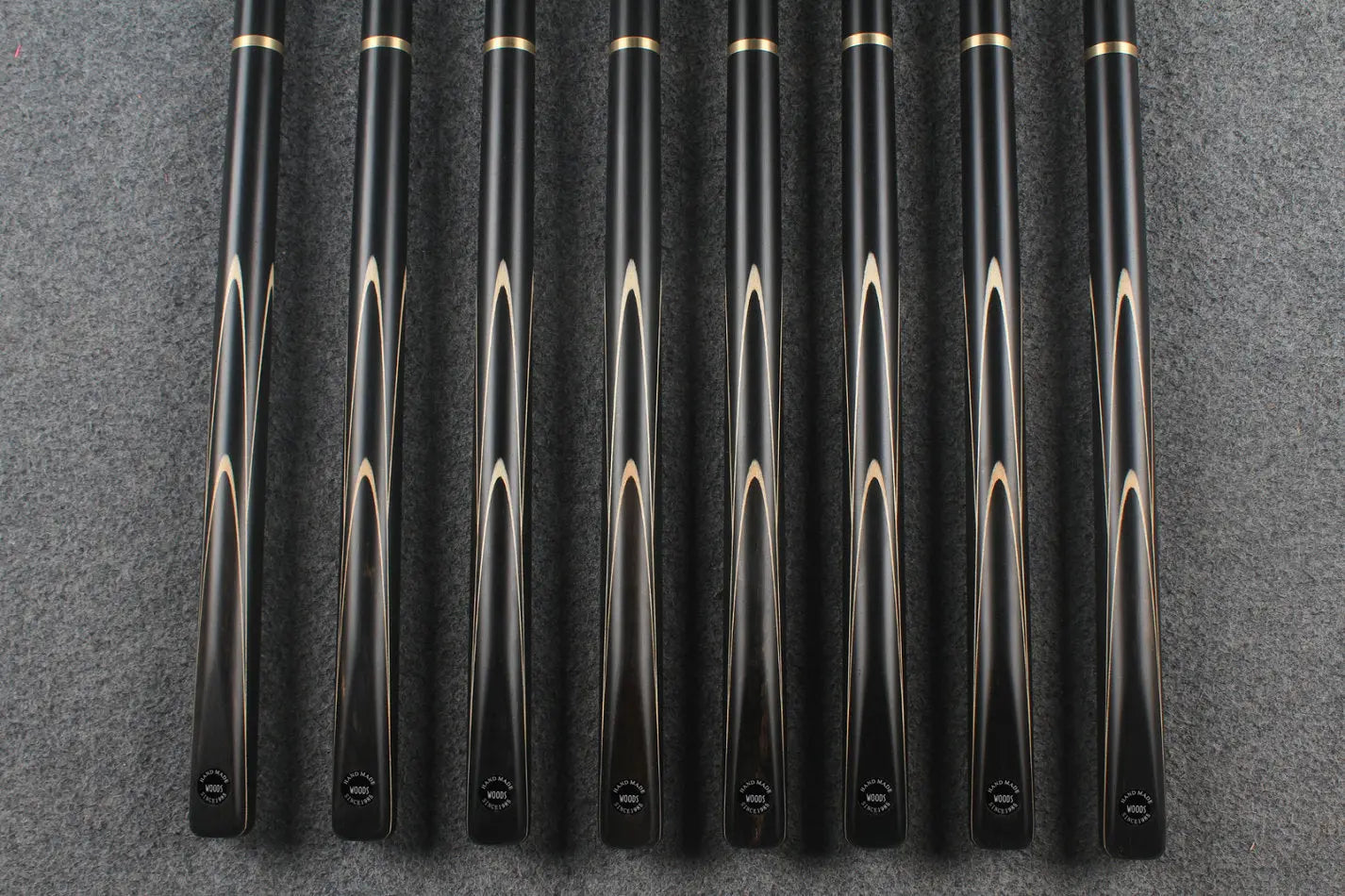 3/4 ash 55'' snooker cue #8338 - #8345 WOODS CUES