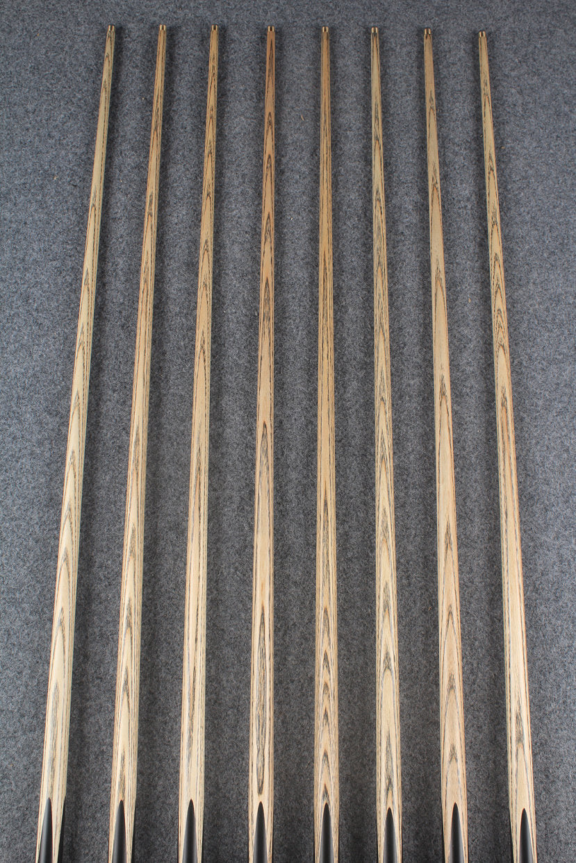 3/4 ash 55'' snooker cue #8338 - #8345