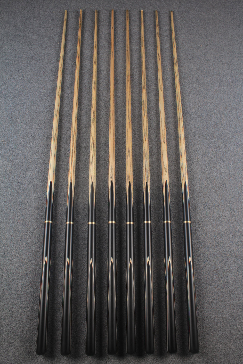 3/4 ash 55'' snooker cue #8338 - #8345