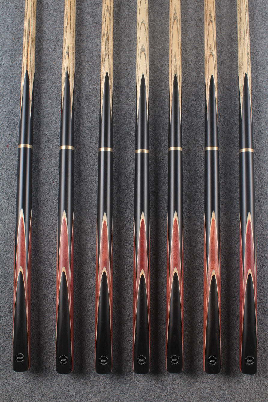 3/4 ash 55'' snooker cue #8346 - #8352