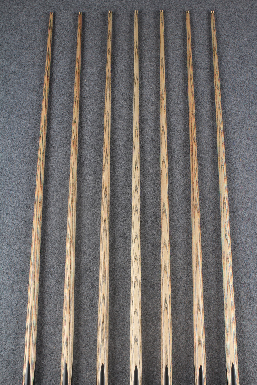 3/4 ash 55'' snooker cue #8346 - #8352