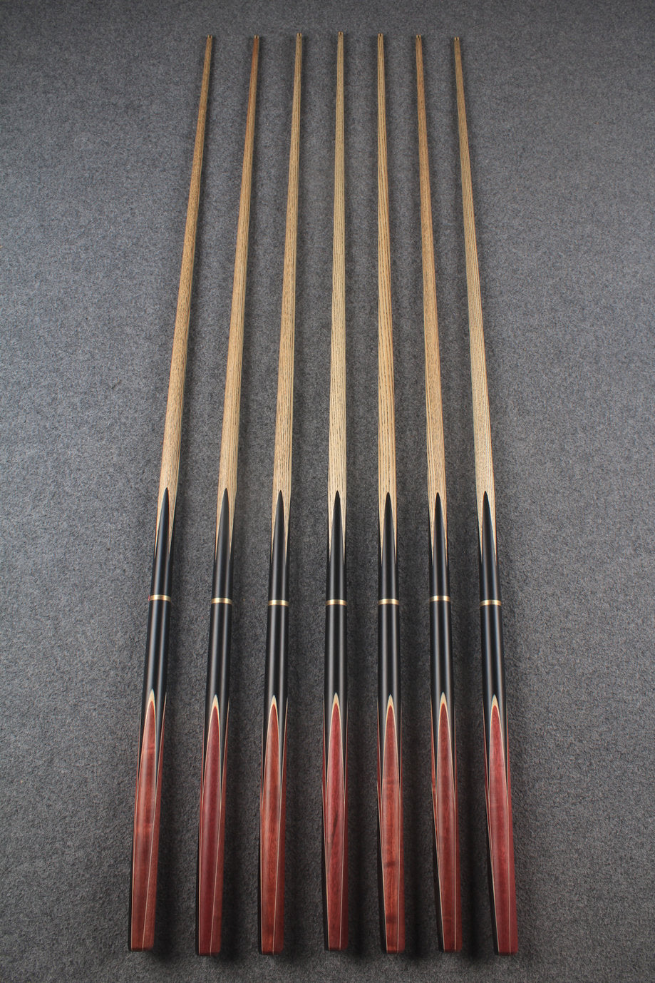 3/4 ash 55'' snooker cue #8346 - #8352