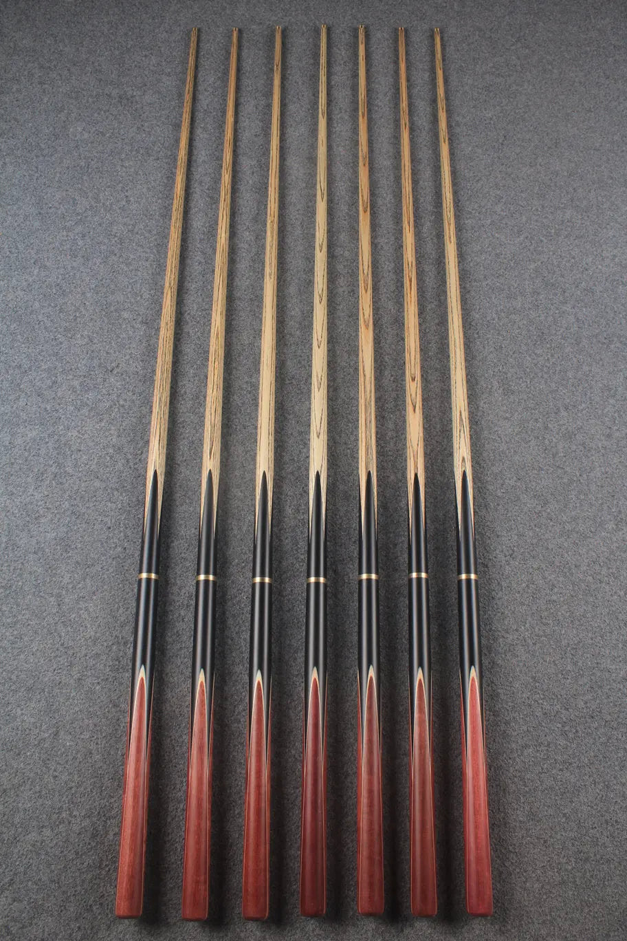 3/4 ash 55'' snooker cue #8346 - #8352 WOODS CUES