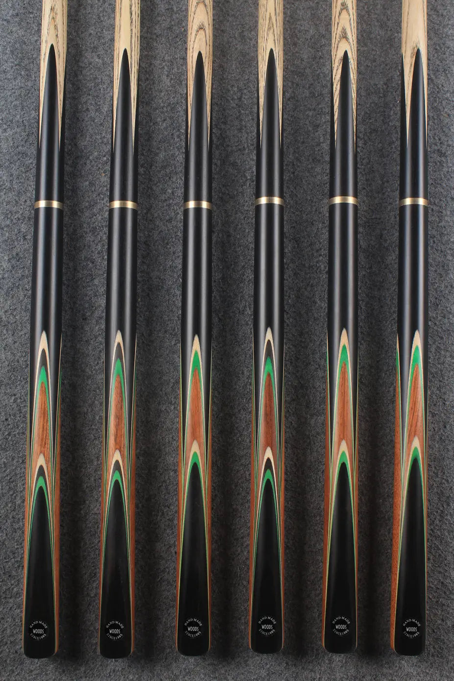 3/4 ash 55'' snooker cue #8353 - #8358 WOODS CUES
