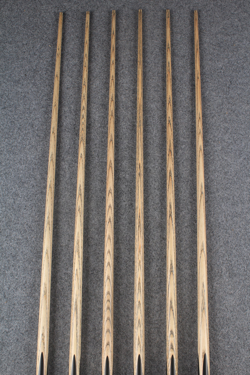 3/4 ash 55'' snooker cue #8353 - #8358