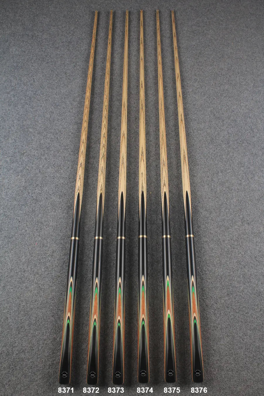 3/4 ash 53'' junior cue #8371 - #8376 WOODS CUES