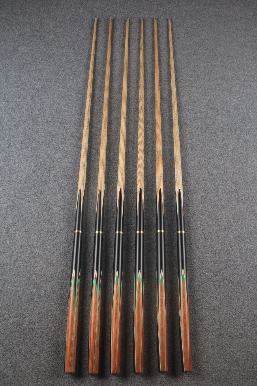 3/4 ash 54'' snooker cue #8396 - #8401