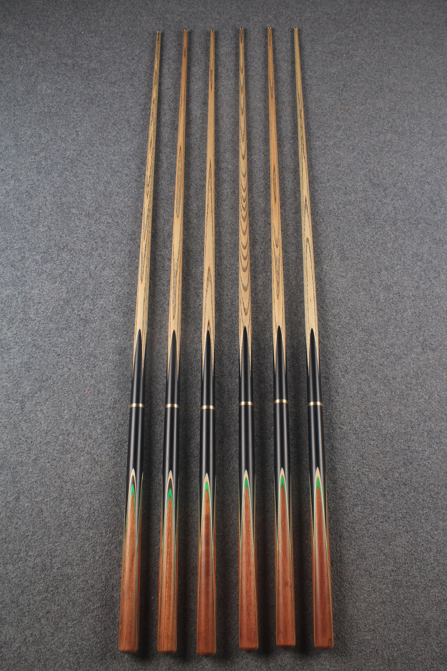 3/4 ash 54'' snooker cue #8396 - #8401