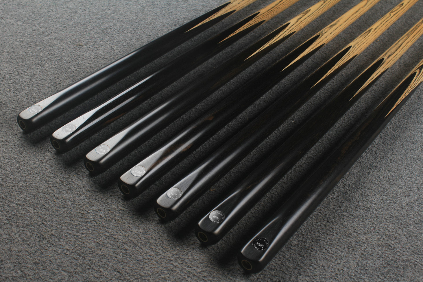 1 piece ash chinese 8 ball pool cue #8406- #8412 WOODS CUES