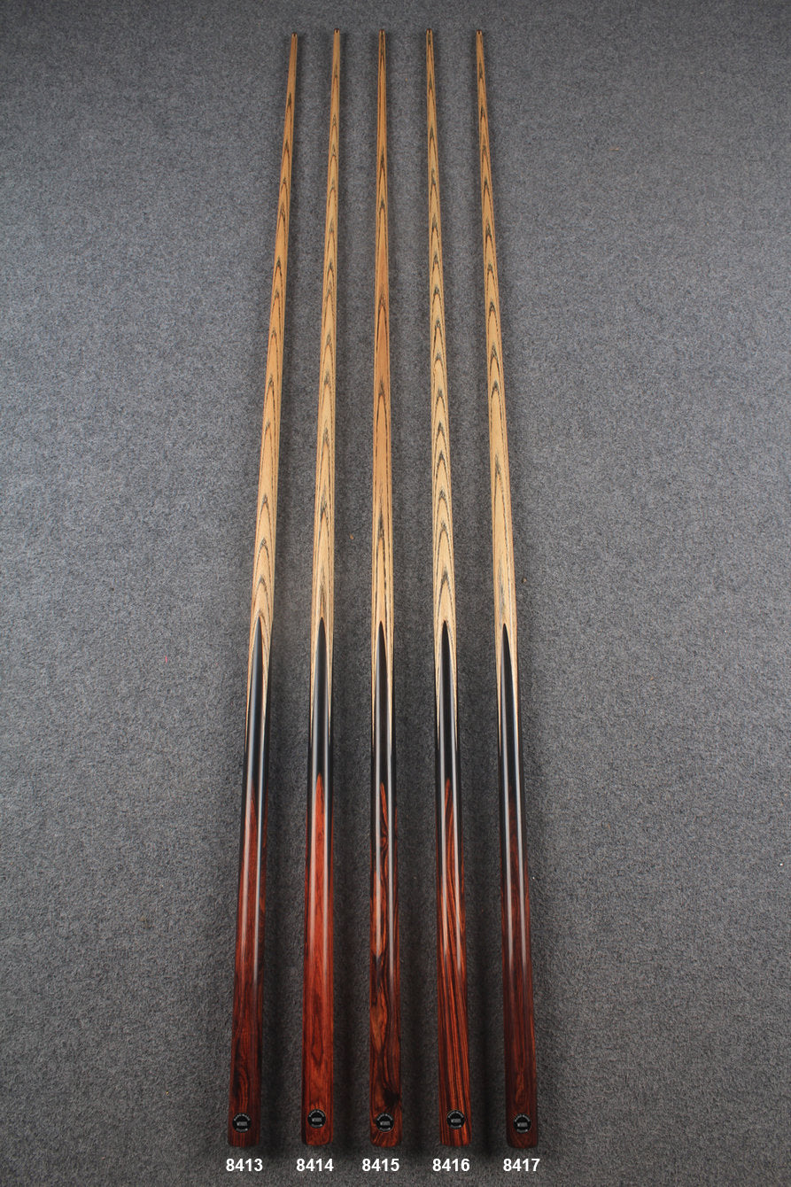 1 piece ash snooker cue #8413- #8417 woods custom cue WOODS CUES