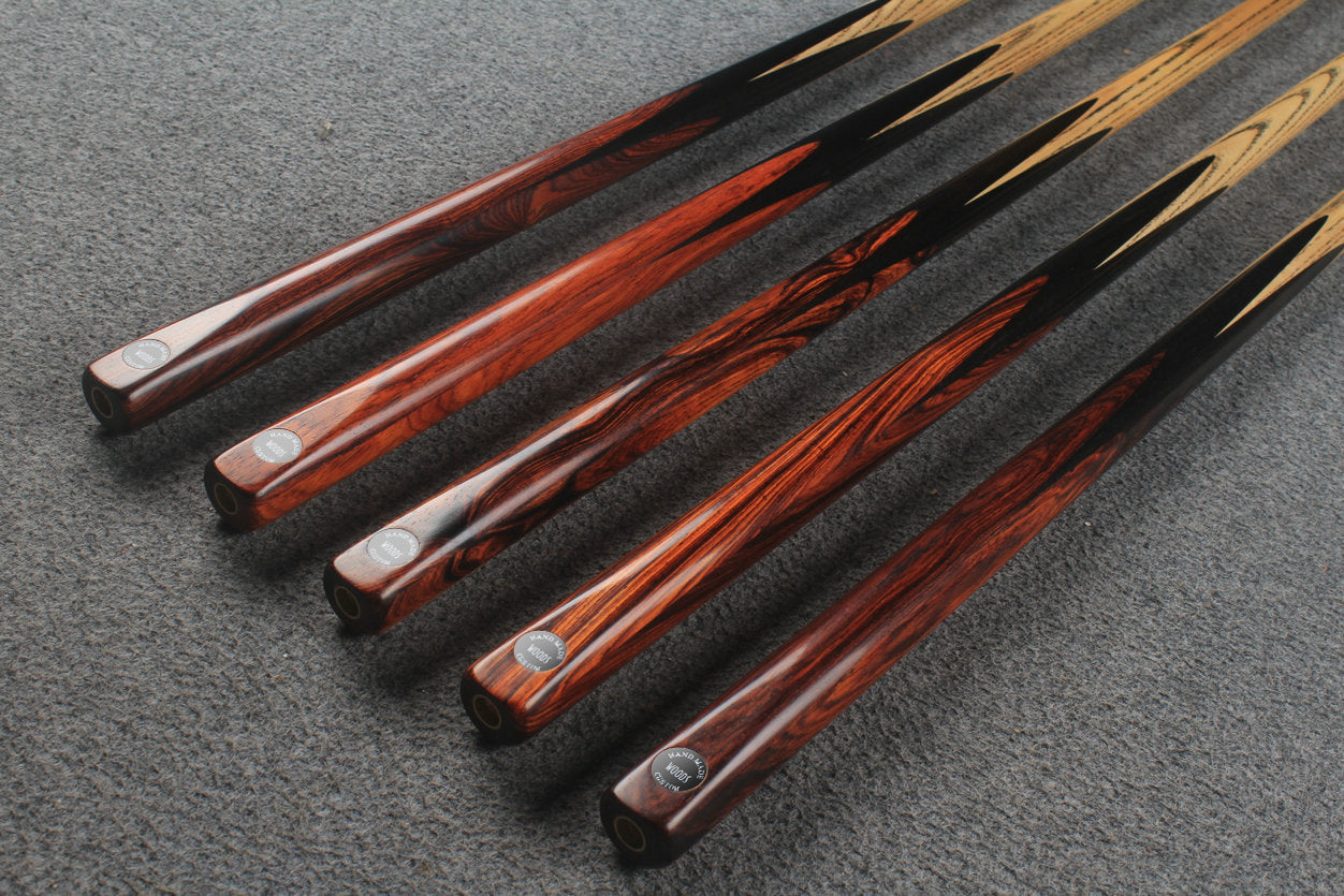 1 piece ash snooker cue #8413- #8417 woods custom cue WOODS CUES
