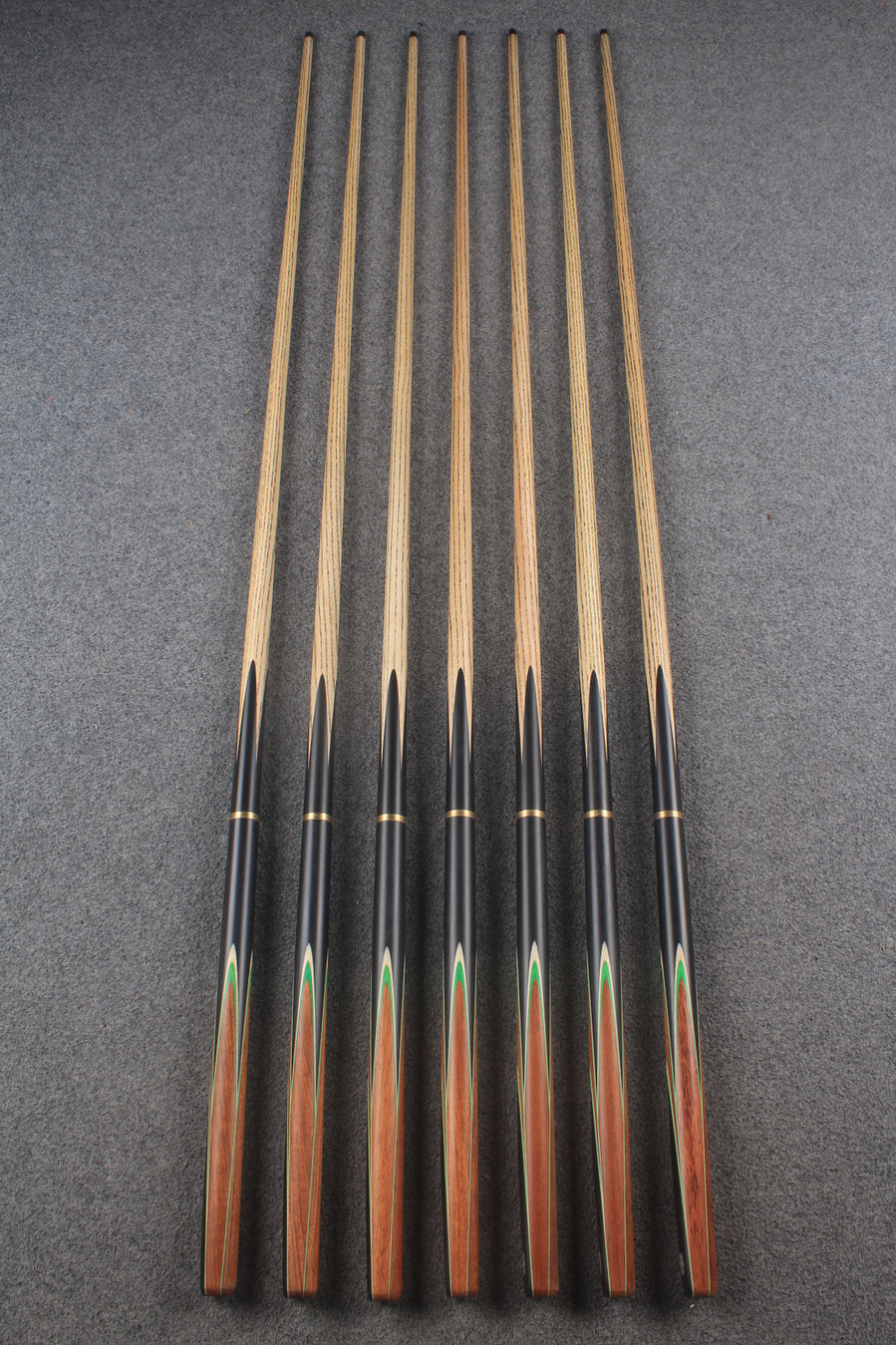 3/4 ash chinese 8 ball pool cue #8545 - #8551 WOODS CUES