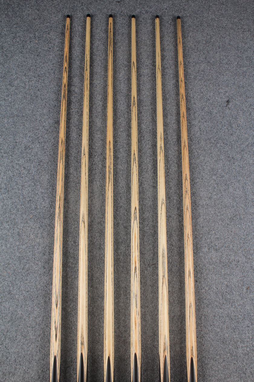 3/4 ash chinese 8 ball pool cue #8552 - #8557 WOODS CUES