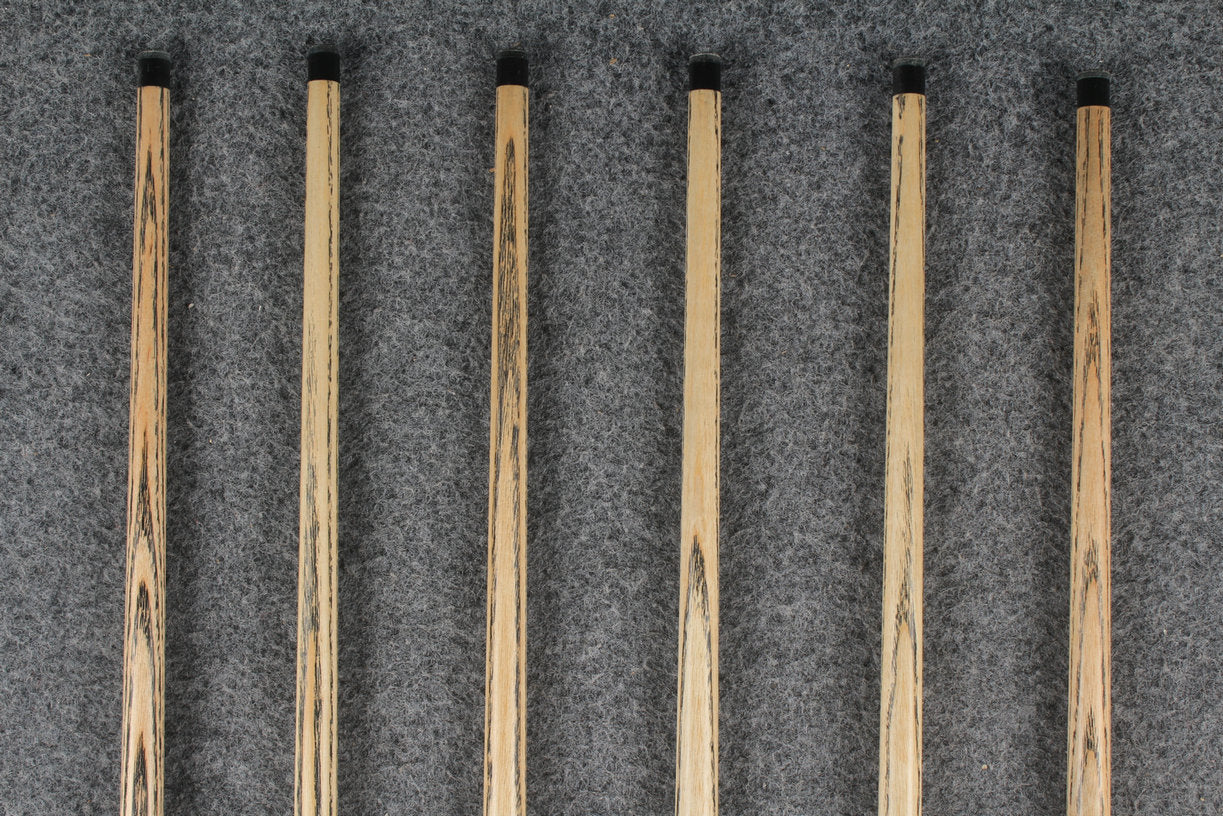 3/4 ash chinese 8 ball pool cue #8552 - #8557 WOODS CUES