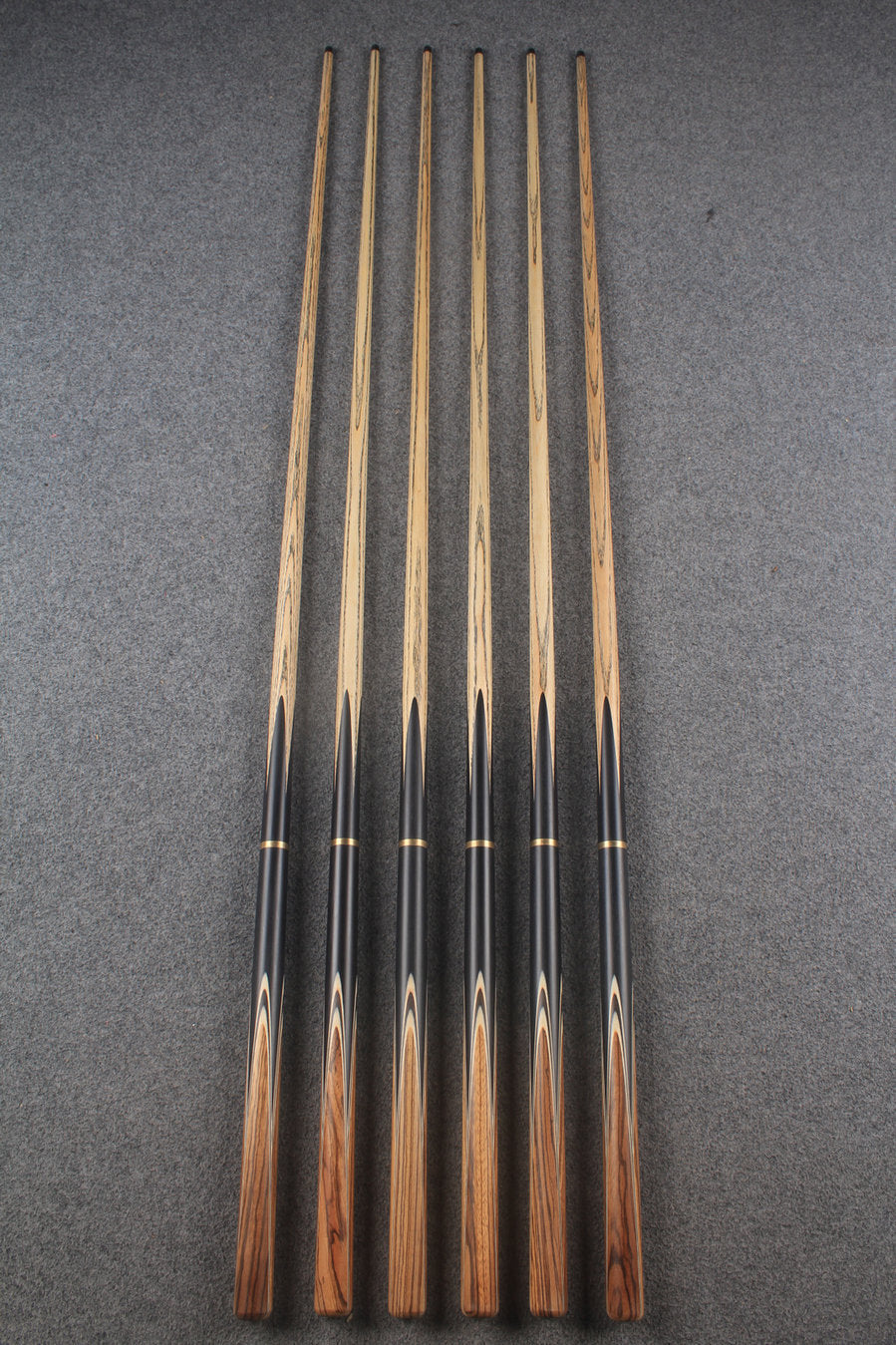 3/4 ash chinese 8 ball pool cue #8552 - #8557 WOODS CUES