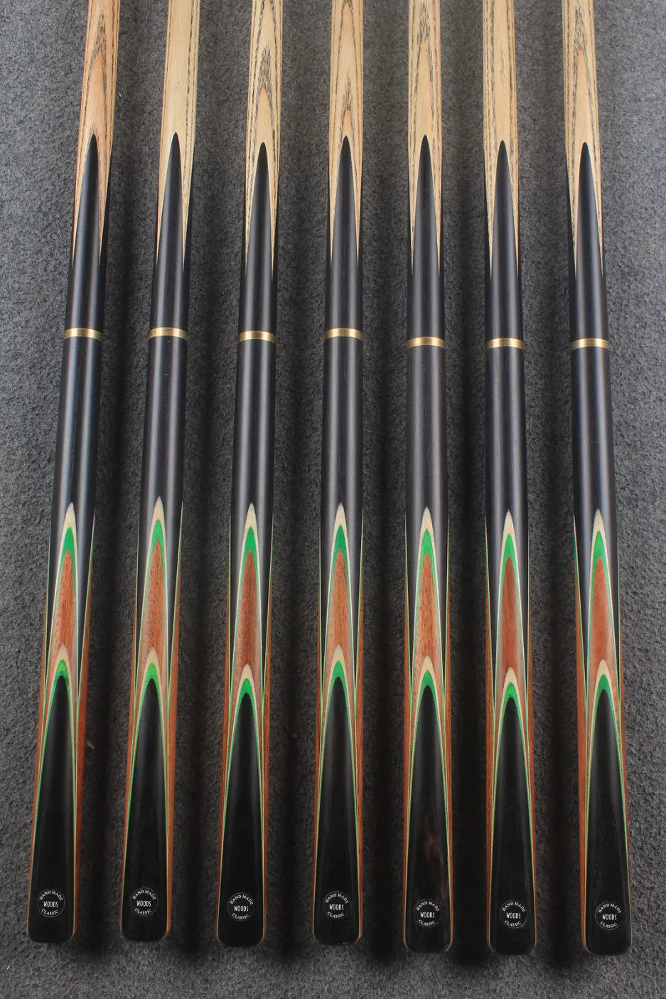 3/4 ash chinese 8 ball pool cue #8566 - #8572 WOODS CUES