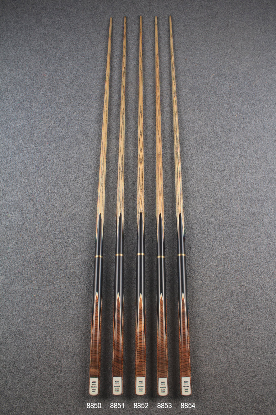 Exclusive 3/4 ash english pool cue #8850- #8854