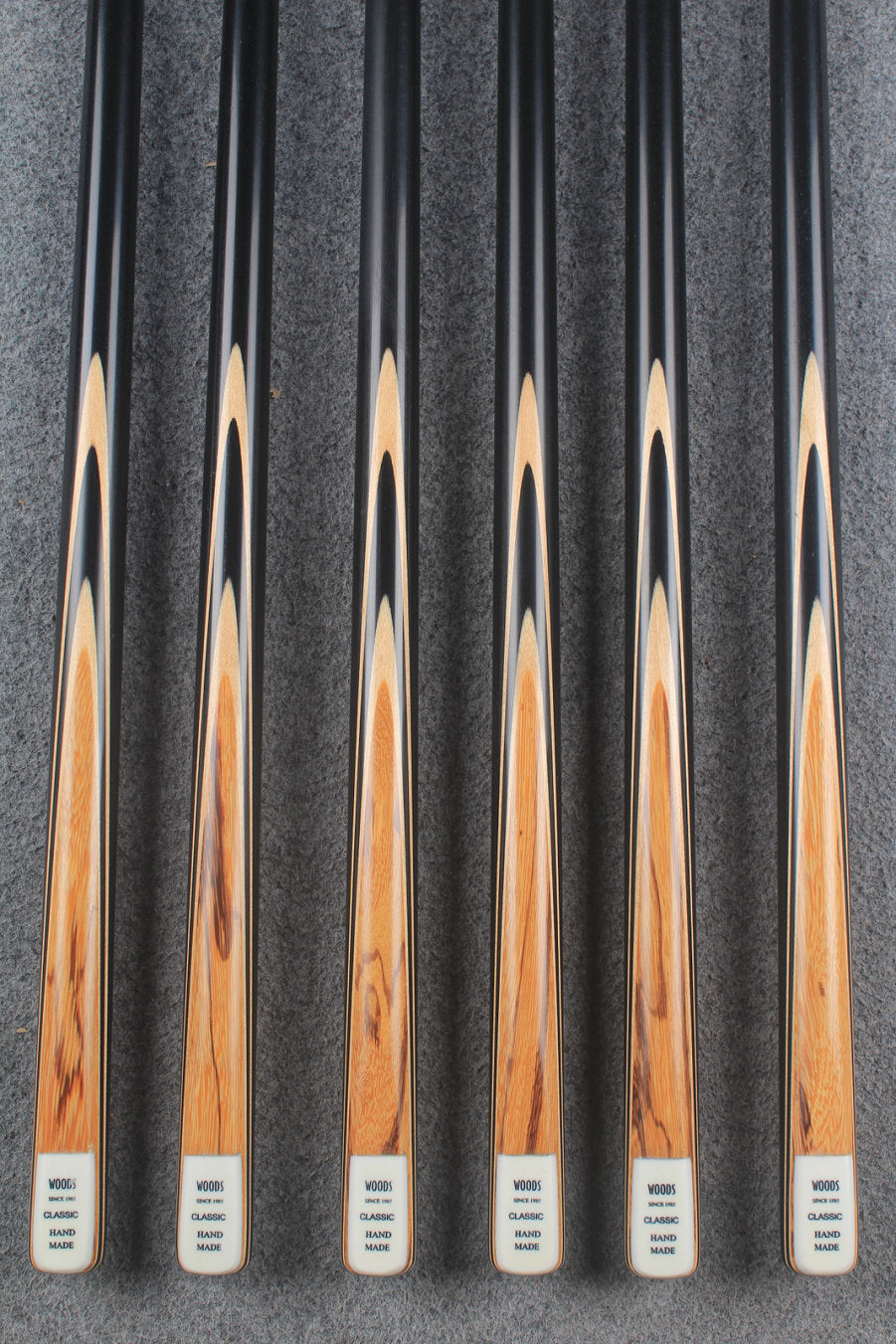 1/2 ash snooker cue #8864- #8869 WOODS CUES