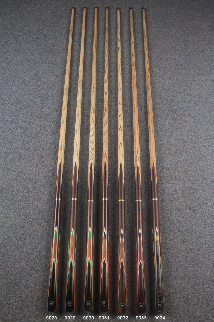 3/4 ash chinese 8 ball pool cue #9028 - #9034 WOODS CUES