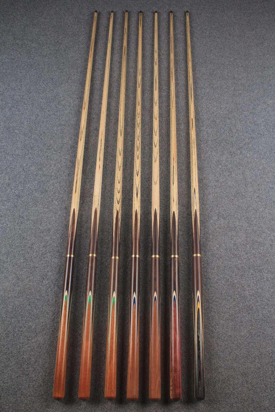 3/4 ash chinese 8 ball pool cue #9028 - #9034 WOODS CUES