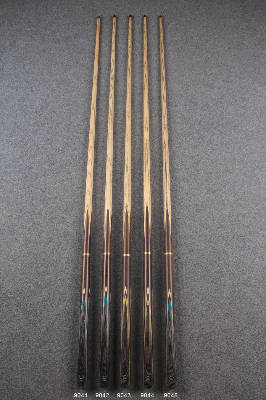 3/4 ash chinese 8 ball pool cue #9041 - #9045 WOODS CUES