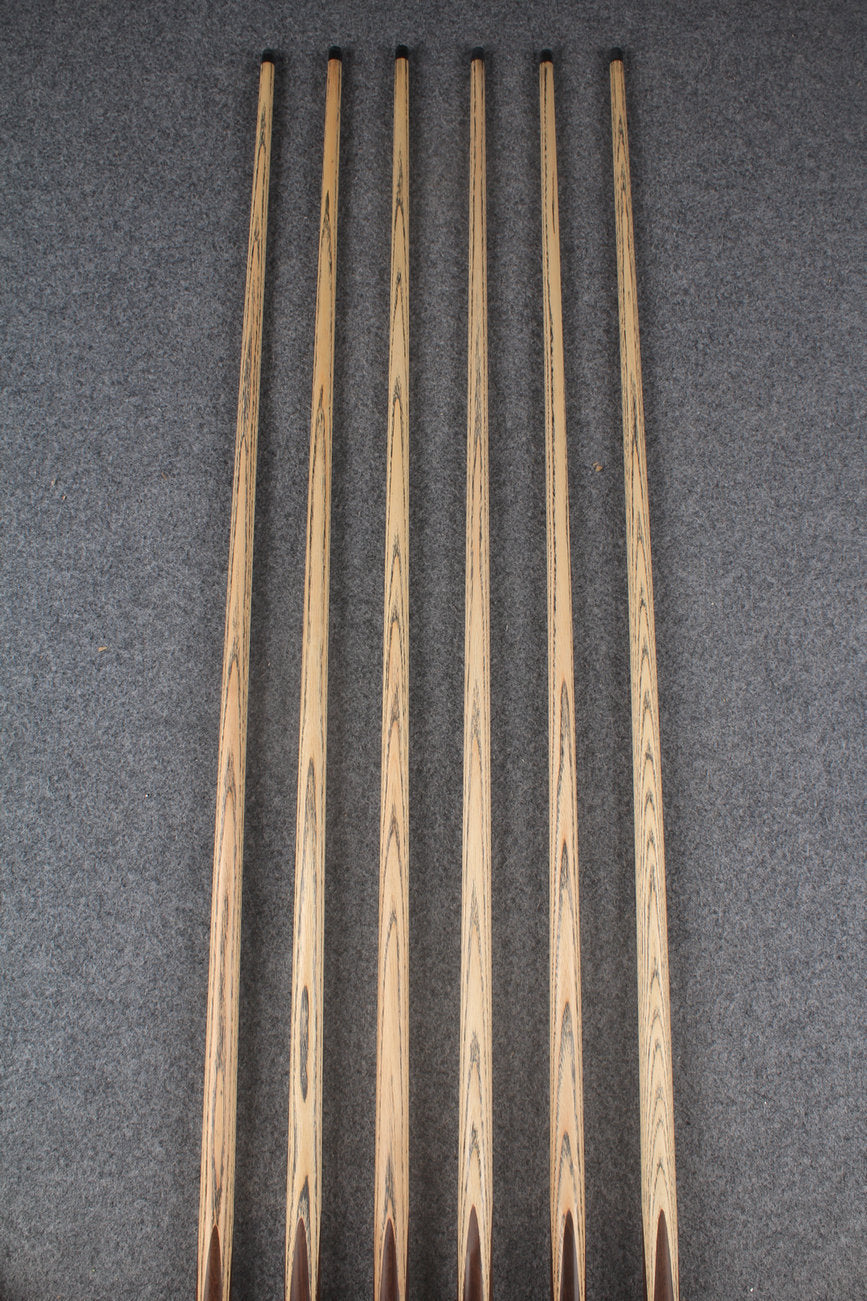 3/4 ash chinese 8 ball pool cue #9056 - #9061 WOODS CUES