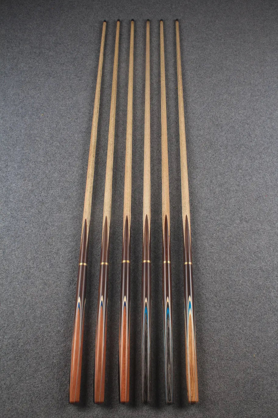 3/4 ash chinese 8 ball pool cue #9056 - #9061 WOODS CUES