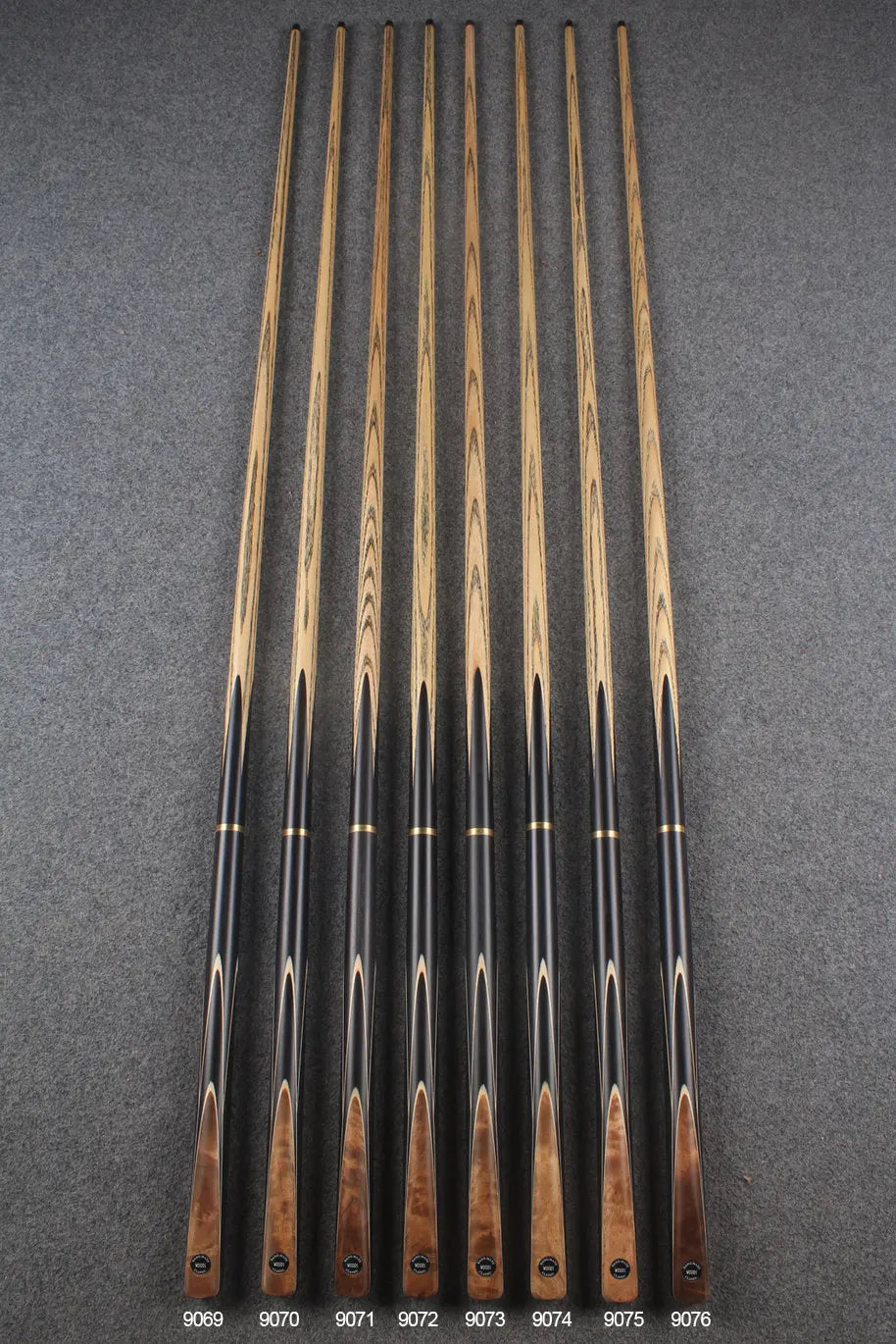 3/4 ash chinese 8 ball pool cue #9069 - #9076 WOODS CUES