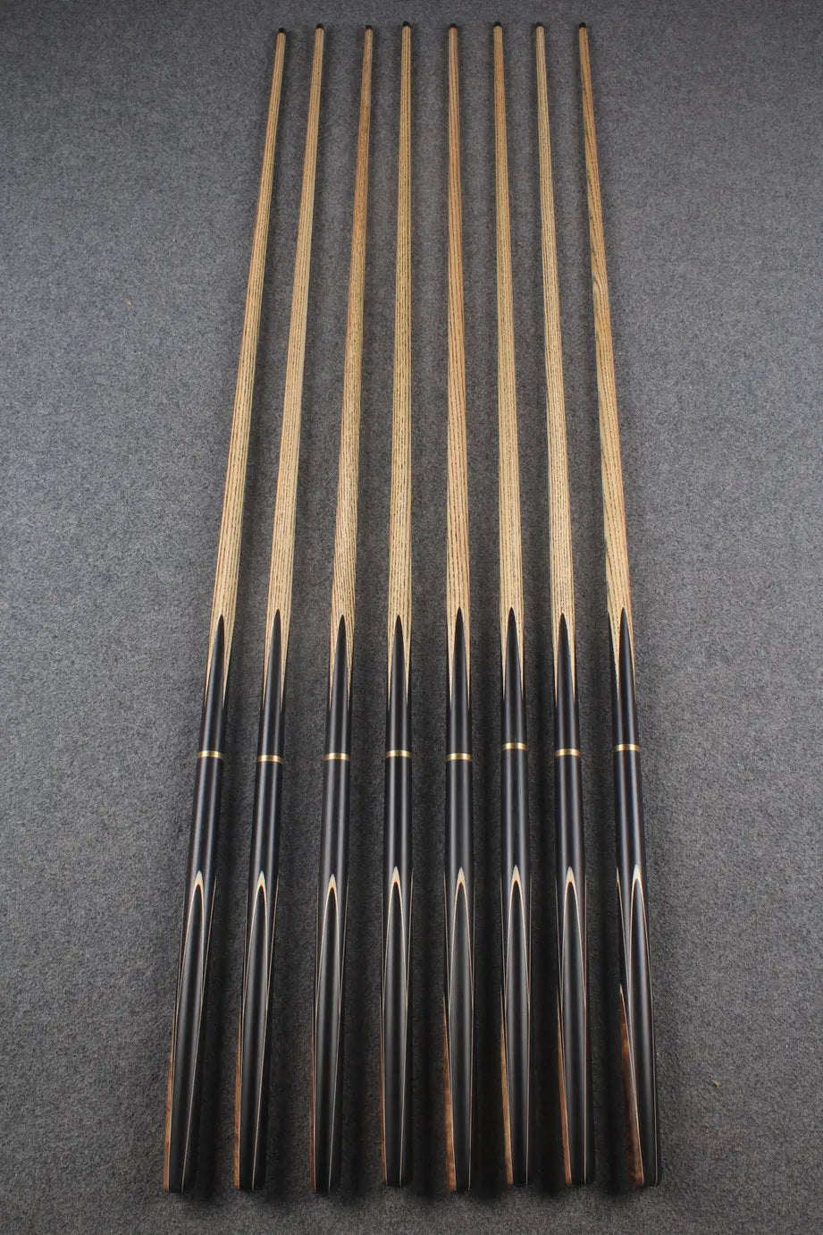 3/4 ash chinese 8 ball pool cue #9069 - #9076 WOODS CUES
