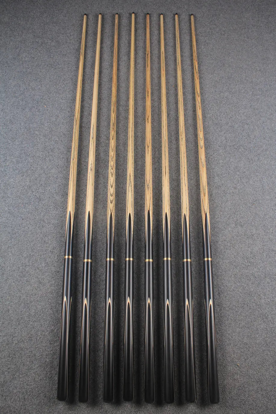 3/4 ash chinese 8 ball pool cue #9069 - #9076 WOODS CUES
