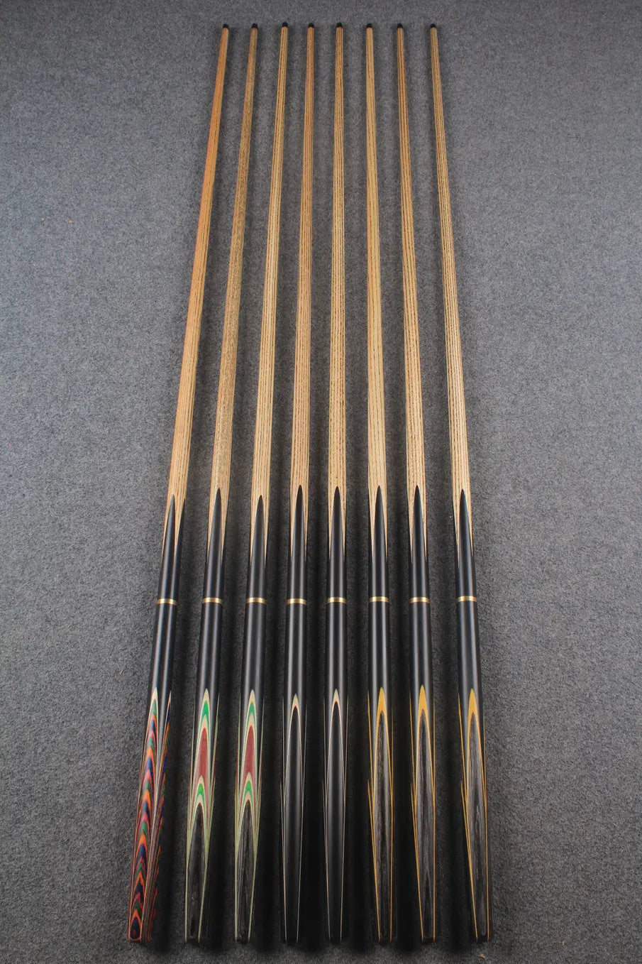 3/4 ash chinese 8 ball pool cue #9106 - #9113 WOODS CUES