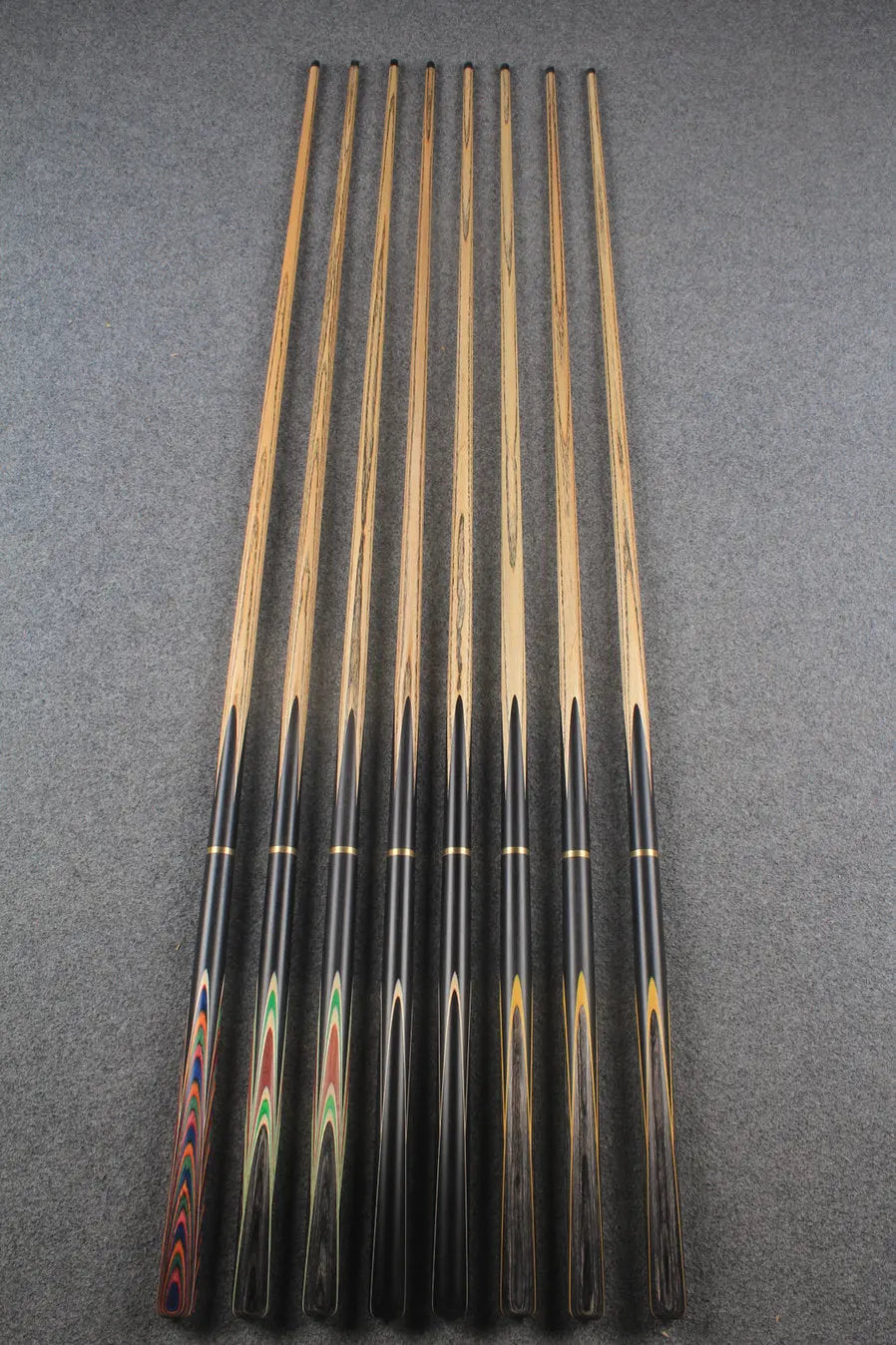 3/4 ash chinese 8 ball pool cue #9106 - #9113 WOODS CUES