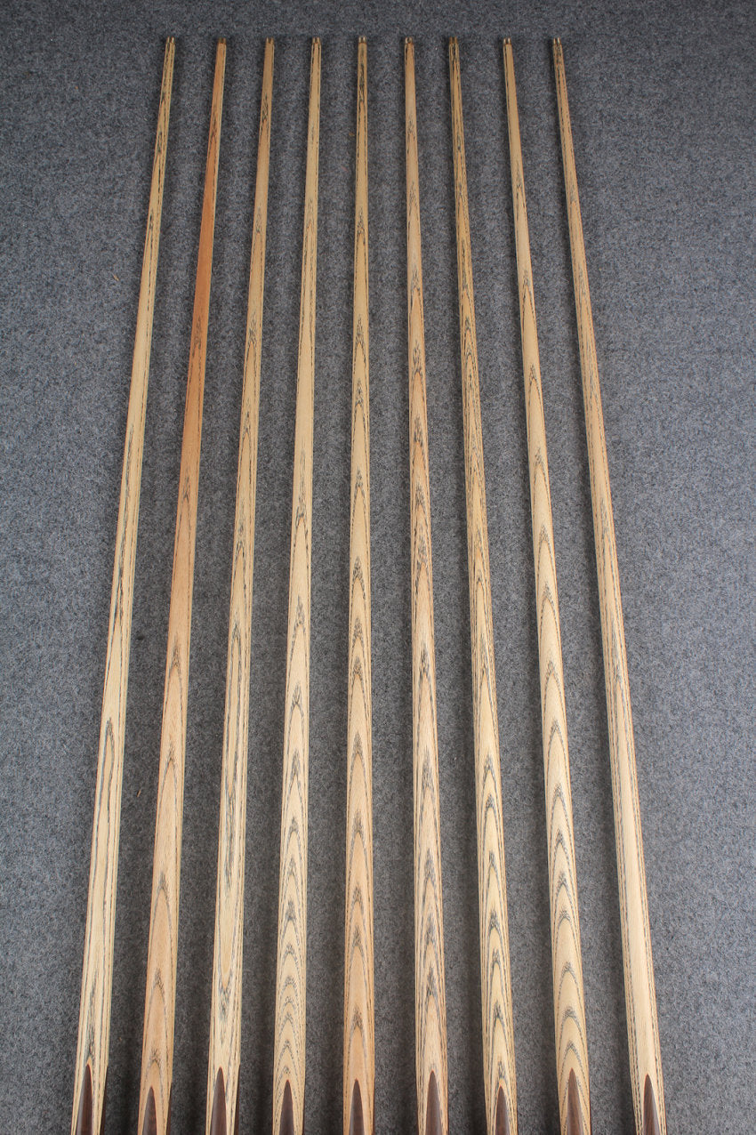 3/4 ash snooker cue #9773 - #9781 WOODS CUES
