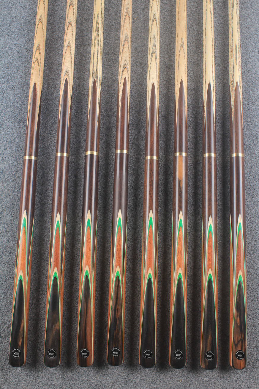 3/4 ash english pool cue #9782 - #9789 WOODS CUES