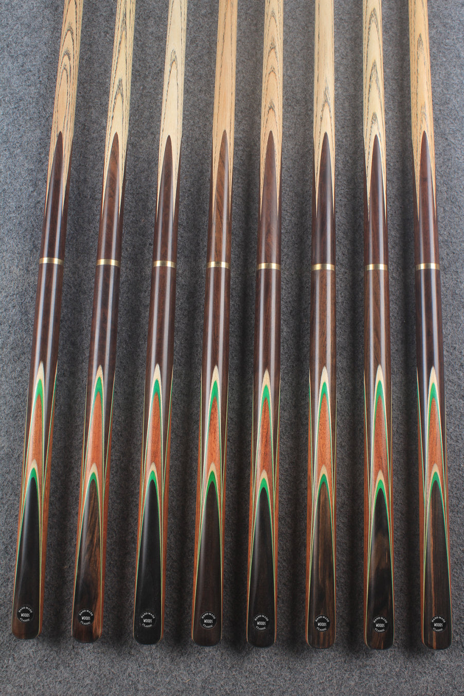 3/4 ash english pool cue #9790 - #9797