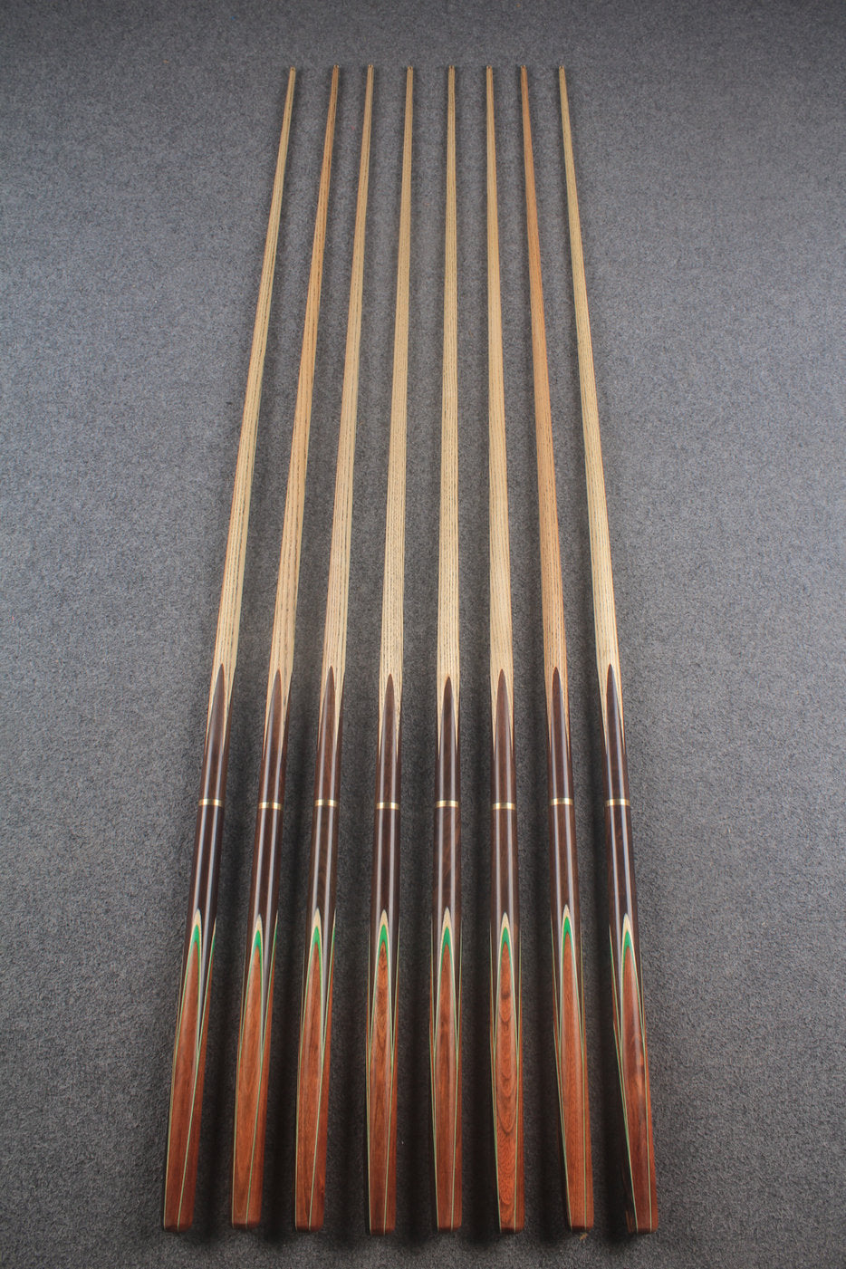 3/4 ash english pool cue #9807 - #9814