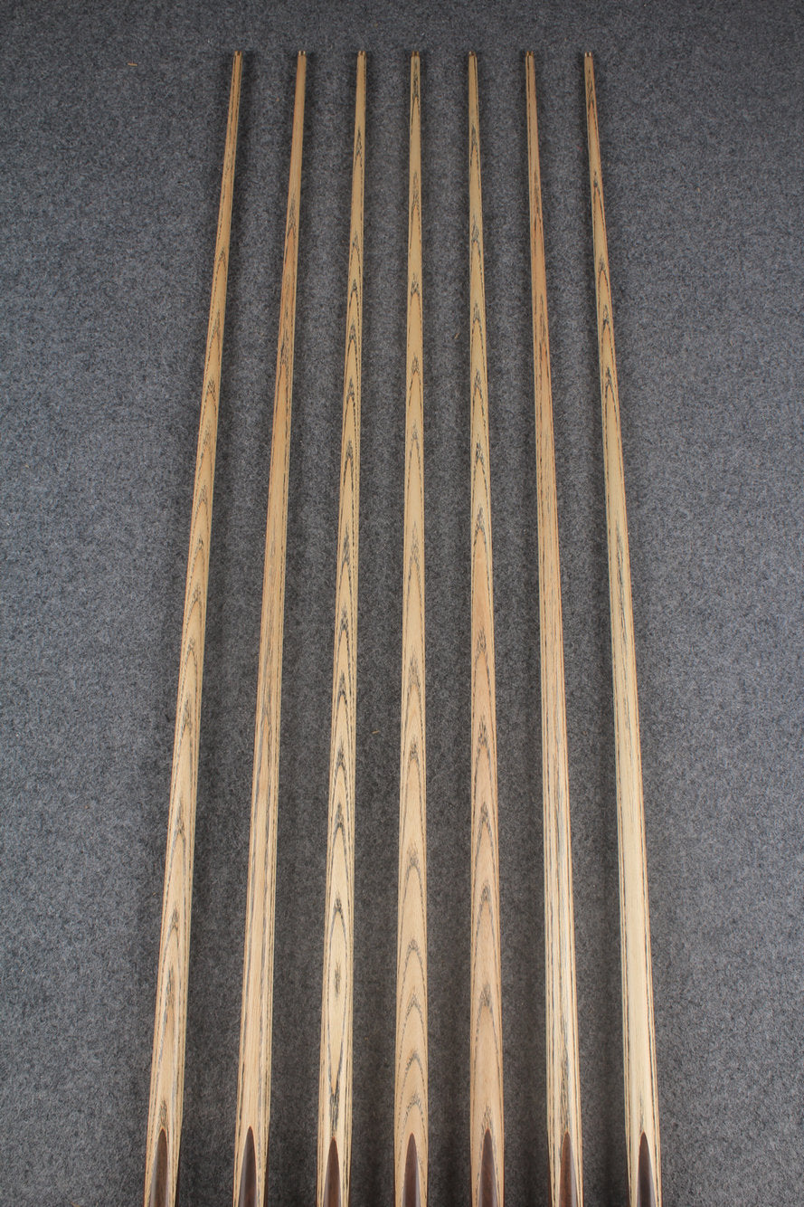 3/4 ash english pool cue #9822 - #9828 WOODS CUES